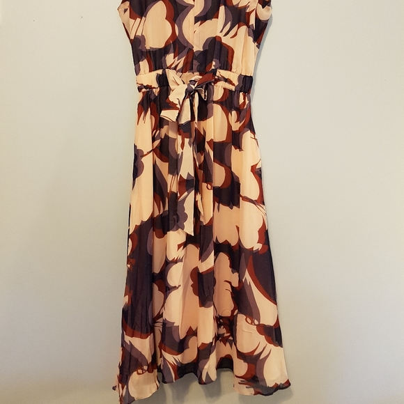 NWOT size 8 Lovely elegant Jasper Conran midi-length summer floral dress - Picture 4 of 7